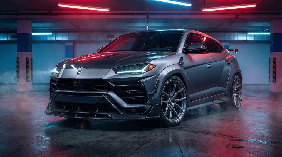 抖音风视频：Urus宽体改装视频演示