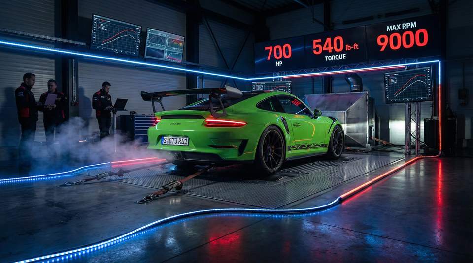 抖音风视频：保时捷马力测试视频